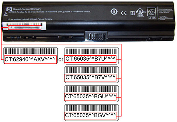 Site da HP mostra como identificar o número de série da bateria - Crédito: Foto: Reprodução/HP