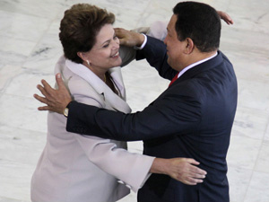 Dilma recebe Hugo Chávez em Brasília - Crédito: Foto:
Ueslei Marcelino / Reuters