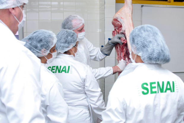 Visitantes terão informações sobre o sistema de processamento de carnes - Crédito: Foto : Divulgação