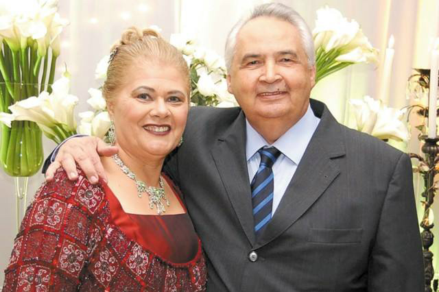 Ex-deputado estadual Londres Machado e sua esposa Ilda Machado, ex-prefeita do município de Fátima do Sul. - Crédito: Foto: Divulgação