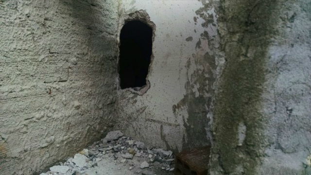 Em Nova Alvorada do Sul, presos fazem buraco em paredes e tetos. - Crédito: Foto: Divulgação/ILUSTRAÇÃO