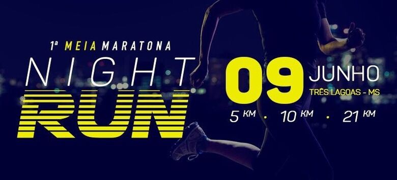 Corrida Night Run acontece neste sábado em Três Lagoas - 