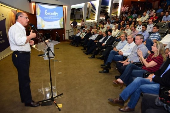 Em encontro com Alckmin, Longen apresenta demandas do setor produtivo do Estado - 