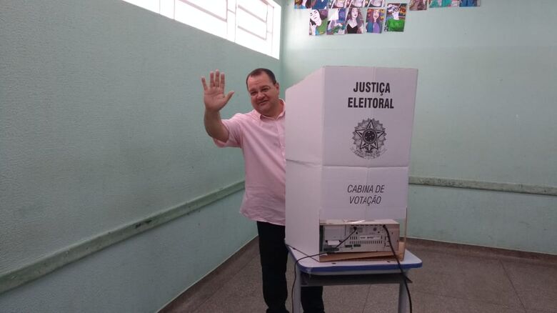 Cadidato a Governo do MS, João Alfredo do PSOL, votou em Ribas do Rio Pardo - Crédito: Divulgação
