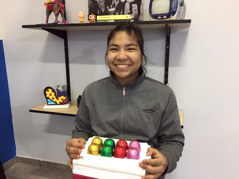 Classificada para Pan no Equador, judoca vende bombons para custear a viagem - Crédito: Wilson Duarte
