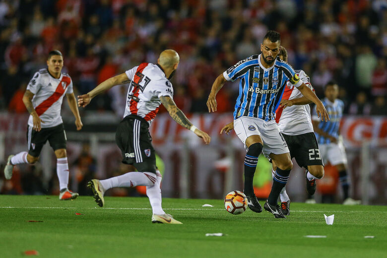 Grêmio quebra invencibilidade do River e se aproxima da final da Libertadores - Crédito: LUCAS UEBEL/GREMIO FBPA/FOTOS PÚBLICAS