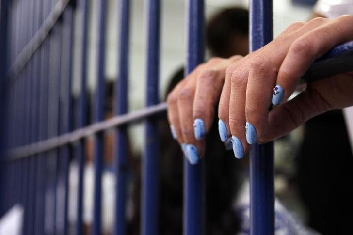 População carcerária feminina no Brasil é uma das maiores do mundo - Crédito: Reprodução Internet