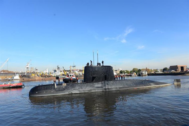 Submarino argentino é encontrado um ano e um dia após desaparecimento - Crédito: Marinha Argentina