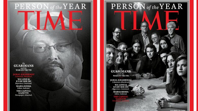 "Time" reconhece Khashoggi e outros jornalistas como "Pessoa do Ano" - 