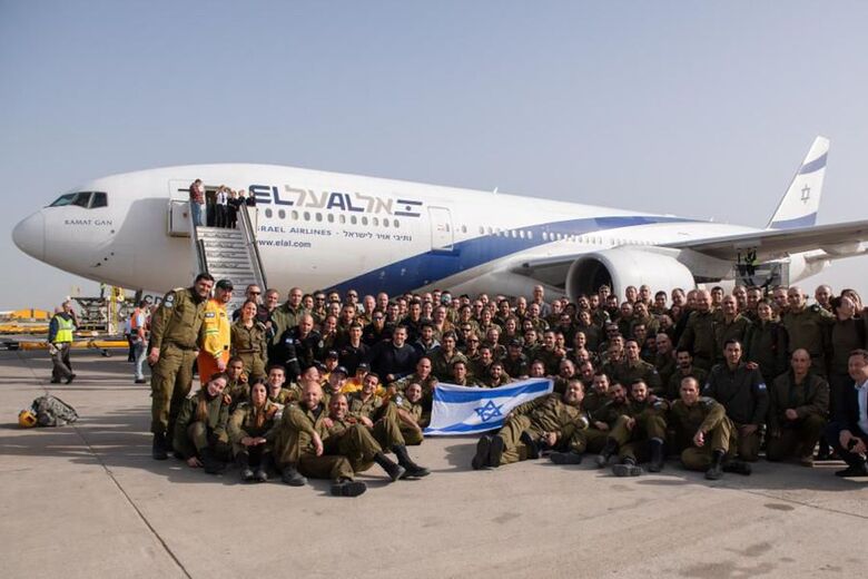 Militares israelenses começam hoje resgate de vítimas em Brumadinho - Crédito: Forças de Defesa de Israel/Redes Sociais