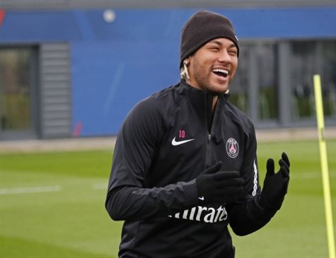 Neymar durante treinos do PSG - Crédito: reprodução/Twitter