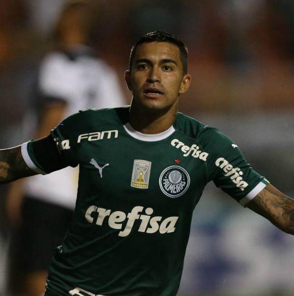 Dudu marcou um dos gols e foi o destaque do jogo - Crédito: Cesar Greco/Ag. Palmeiras