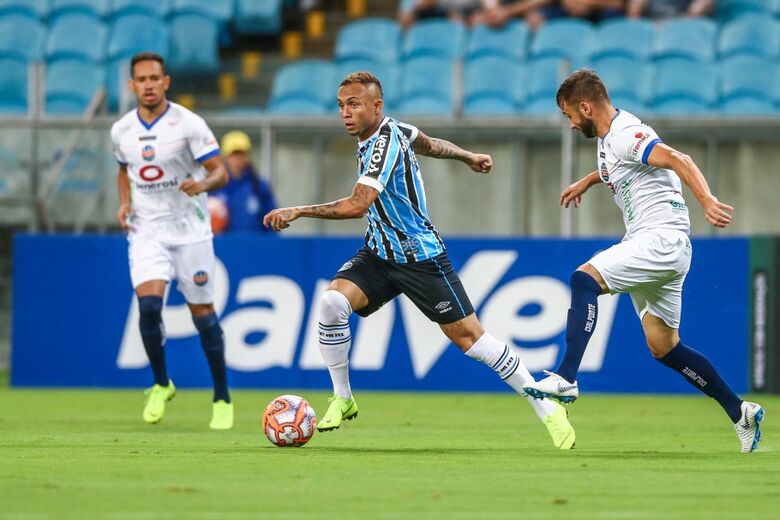 Grêmio faz seu primeiro jogo na Libertadores nesta noite - Crédito: Lucas Uebel/Grêmio