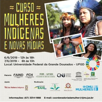 Curso Mulheres Indígenas e Novas Mídias acontece de hoje a sexta-feira na UFGD - Crédito: Divulgação