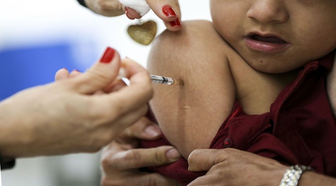 Campanha nacional de vacinação contra o sarampo será lançada em MS no dia 7 - Crédito: Marcelo Camargo/Agência Brasil