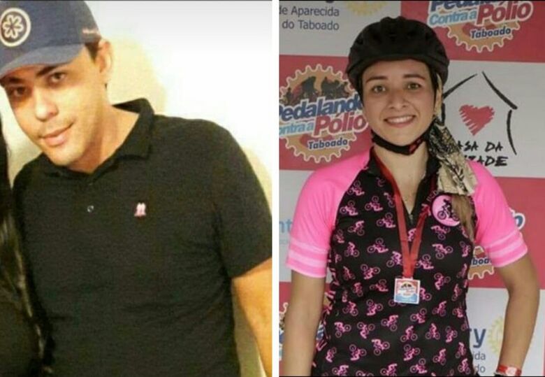 O corretor de imóveis, Fernando Henrique e Regianni Raújo, ambos assassinados no sábado (5) - Crédito: Foto reprodução G1-MS