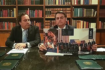 Saída do PSL é "separação amigável", diz Bolsonaro - Crédito: Reprodução