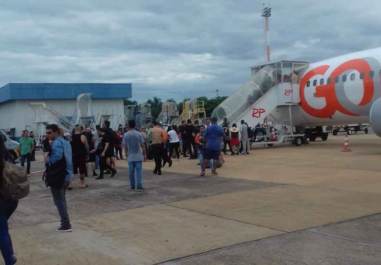 Aeronave partiria de Campo Grande com destino a Guarulhos - Crédito: Divulgação/Midia Max