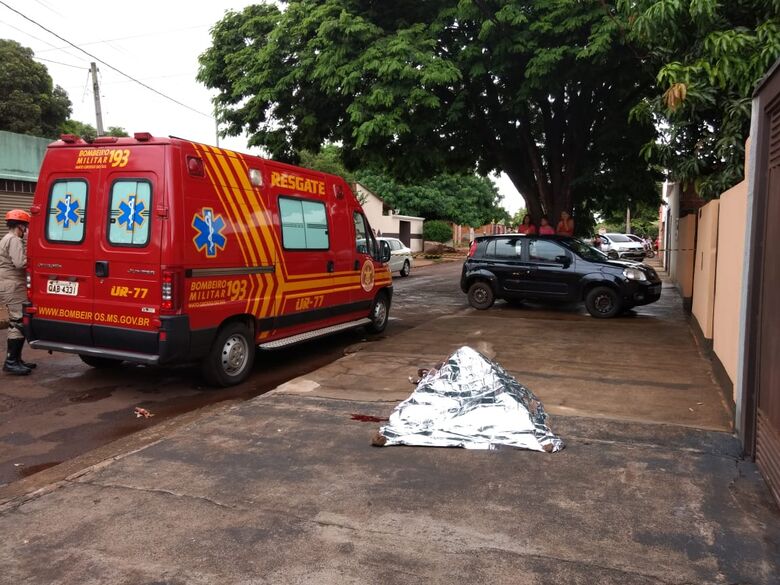 Crime ocorreu na Vila Rosa em Dourados - Crédito: Cido Costa/Dourados Agora