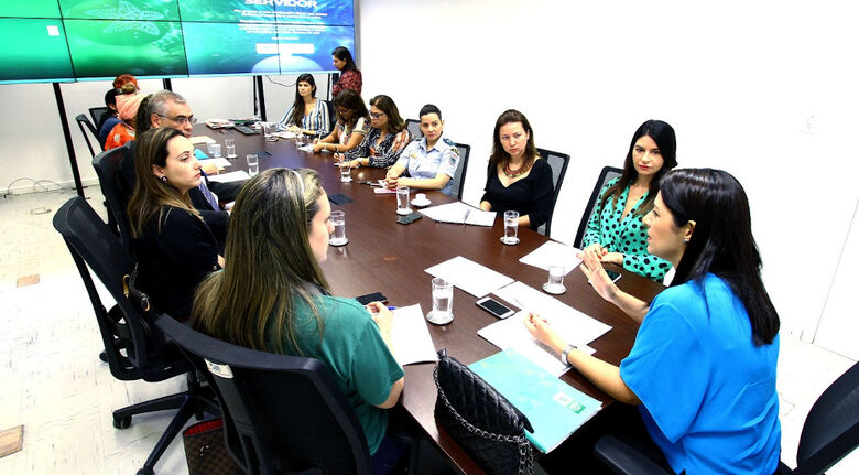 Reunião discutiu a construção de agenda estratégica de ações de prevenção e combate ao feminicídio em Mato Grosso do Sul - Crédito: Divulgação