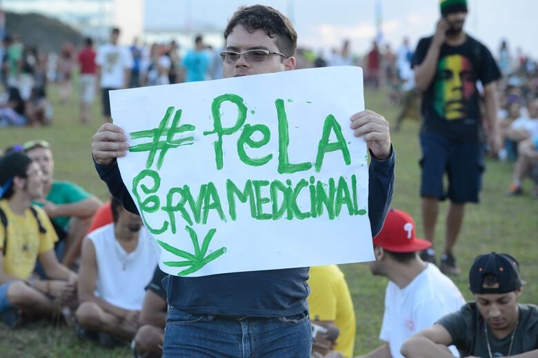 Protestos durante a marcha da maconha já pediam pelo uso da erva para fins medicinais - Crédito: Valter Campanato/Agência Brasil