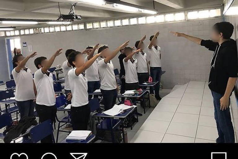 Após saudação nazista alunos são suspensos de escola particular no Recife - 