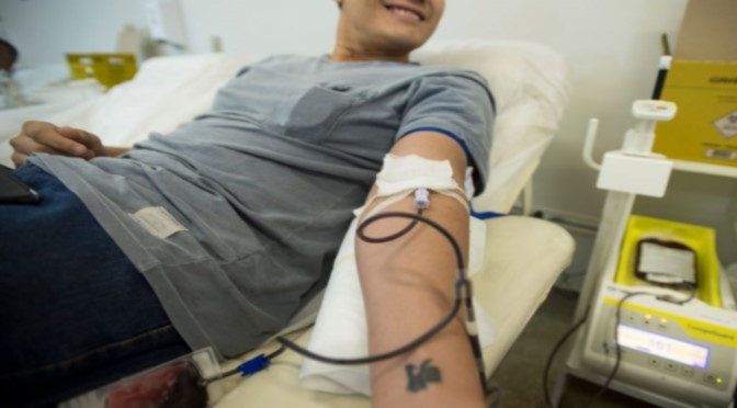 MS terá mês do doador de sangue e medula, com corrida e prédios iluminados - Crédito: Agência Brasil