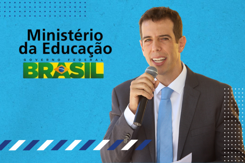 Montagem com Renato Feder, atual secretário de Educação do estado do Paraná - 