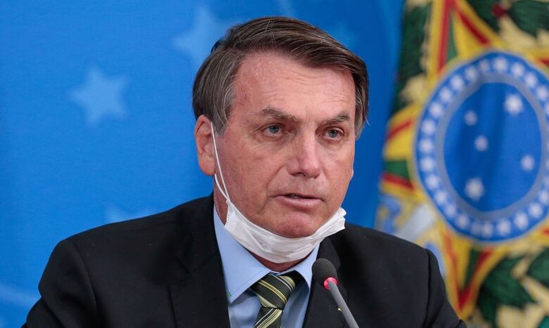 Bolsonaro veta parte de lei que determina o uso de máscaras em locais públicos - Crédito: Arquivo