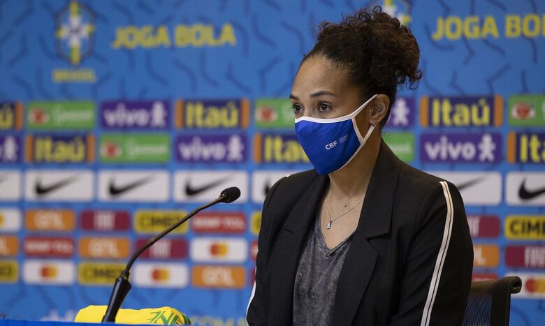 Aline Pellegrino quer mapear realidade do futebol feminino - Crédito: Lucas Figueiredo/CBF