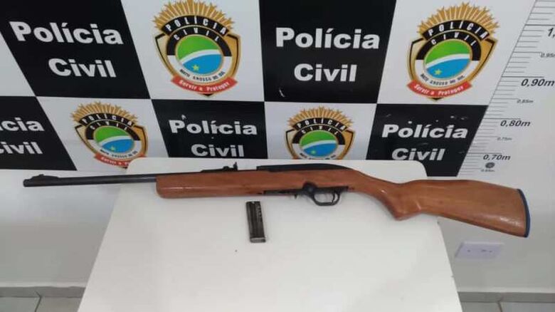 Suspeito de ter matado cão a tiros é preso por posse ilegal de arma - Crédito: Divulgação/PM