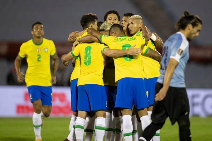 Brasil vence Uruguai em Montevidéu e mantém invencibilidade nas Eliminatórias - Crédito: Lucas Figueiredo/CBF