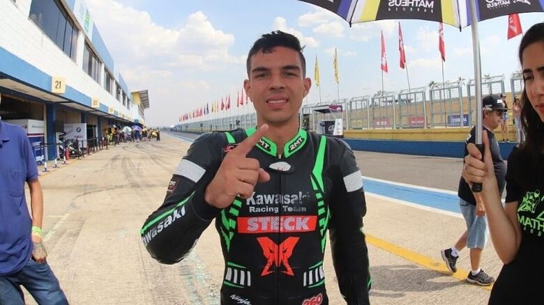 Jovem goiano perdeu o controle da moto no SuperBike Brasil - Crédito: Reprodução/Motorsport