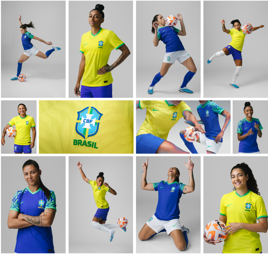 CBF e Nike apresentam os novos uniformes da Seleção Brasileira em homenagem  à biodiversidade do país - O Progresso