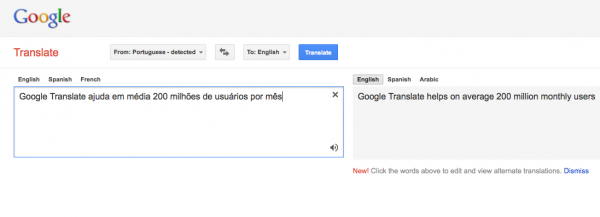 Google Tradutor chega aos 200 milhões de Usuários